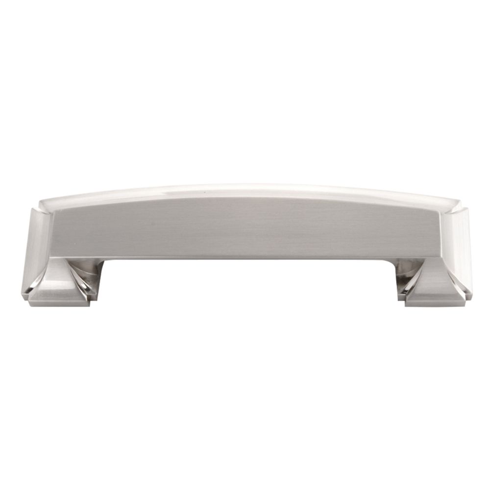 Hickory Hardware P3234-SN Bridges Collection Cup Pull 3 Inch, 3-3/4 Inch (96mm) & 5-1/16 Inch (128mm) Center to Center Satin Nickel Finish