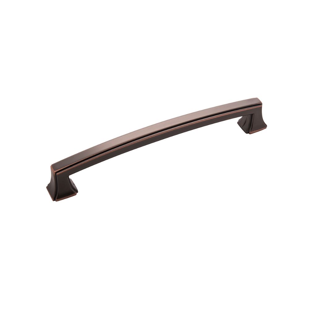 Hickory Hardware P3235-OBH Bridges Collection Pull 6-5/16 Inch (160mm) Center to Center Oil-Rubbed Bronze Highlighted Finish