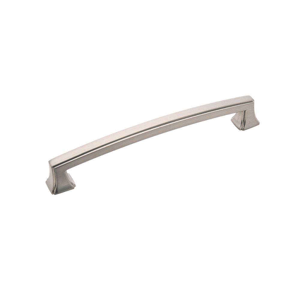 Hickory Hardware P3235-SN Bridges Collection Pull 6-5/16 Inch (160mm) Center to Center Satin Nickel Finish