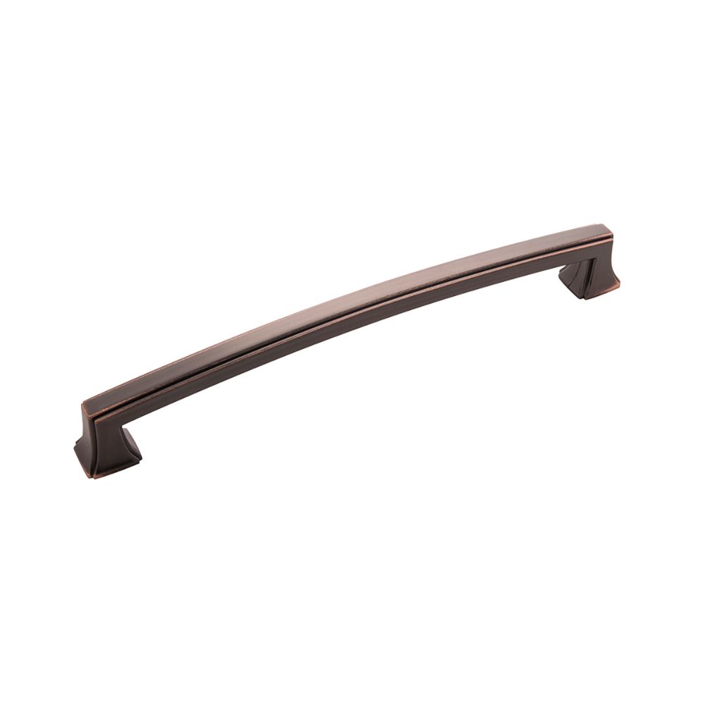 Hickory Hardware P3236-OBH Bridges Collection Pull 7-9/16 Inch (192mm) Center to Center Oil-Rubbed Bronze Highlighted Finish