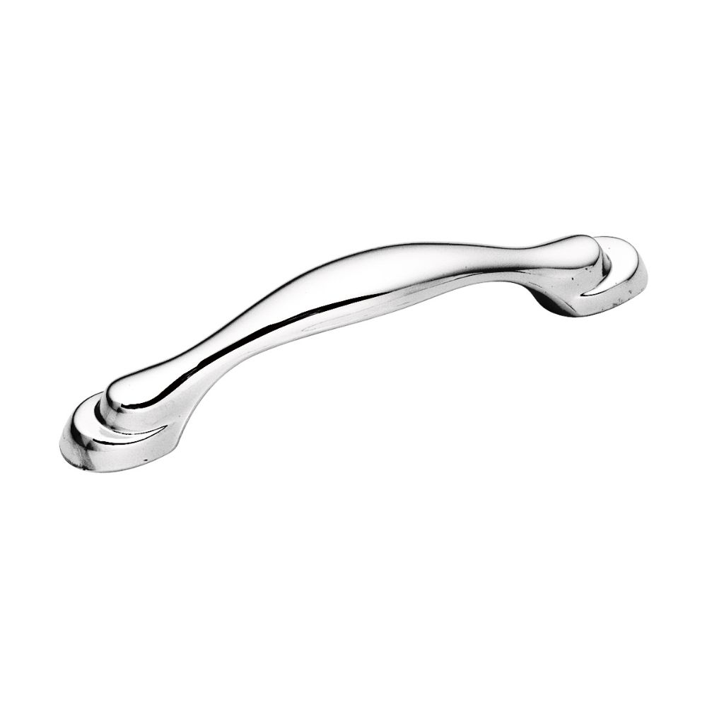 Hickory Hardware P330-26 Eclipse Collection Pull 3 Inch Center to Center Chrome Finish