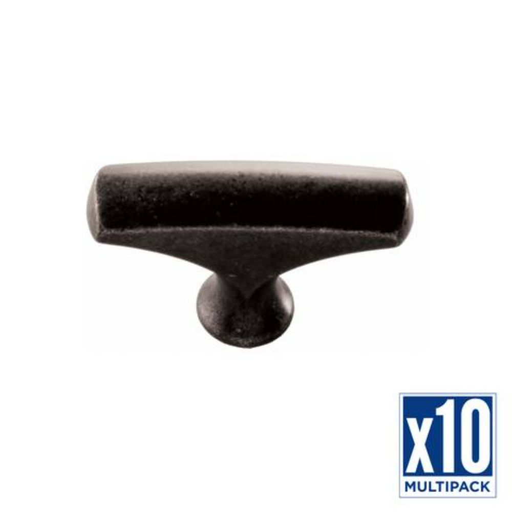 Hickory Hardware P3372-WOA-10B Knob, 1/2" X 1-11/16", 10 Pack in Windover Antique