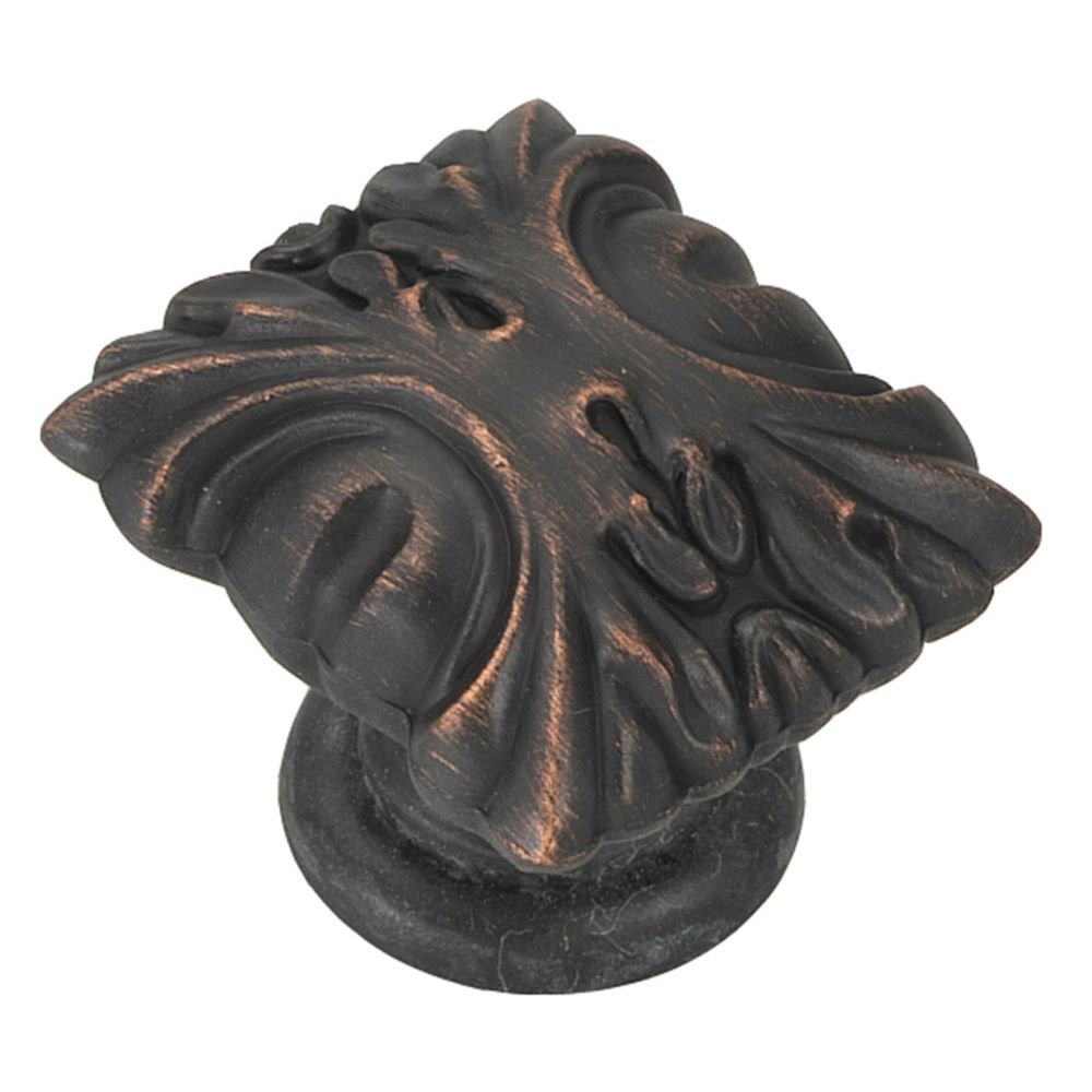 Hickory Hardware P3430-VB Ithica Collection Knob 1-1/8 Inch X 1-5/16 Inch Vintage Bronze Finish