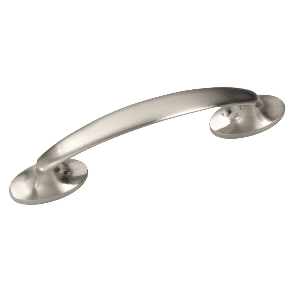 Hickory Hardware P3448-SN Luna Collection Pull 3 Inch Center to Center Satin Nickel Finish