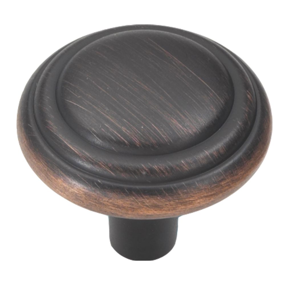 Hickory Hardware P3464-VB Bel Aire Collection Knob 1-1/8 Inch Diameter Vintage Bronze Finish
