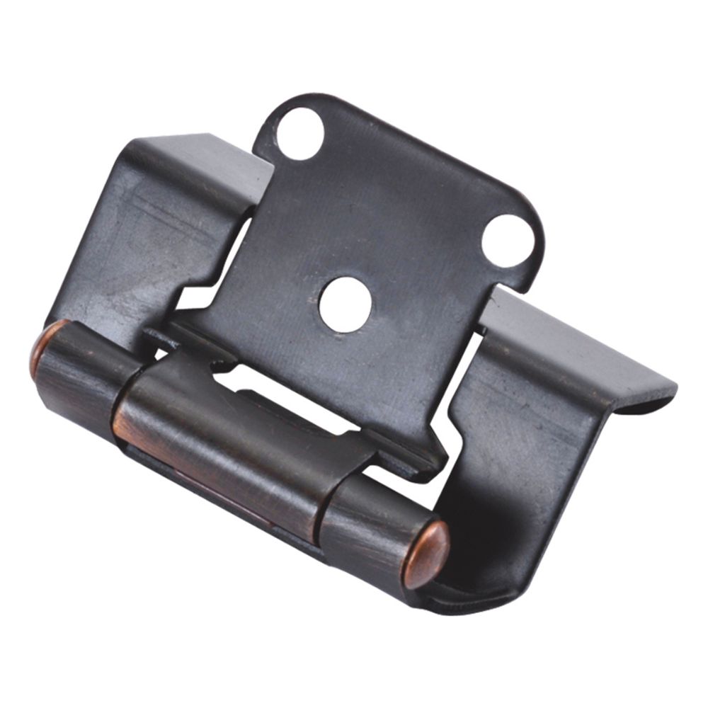 Hickory Hardware P5710F-VB Self-Closing Semi-Concealed Collection Hinge Semi-Concealed (2 Pack) Vintage Bronze Finish