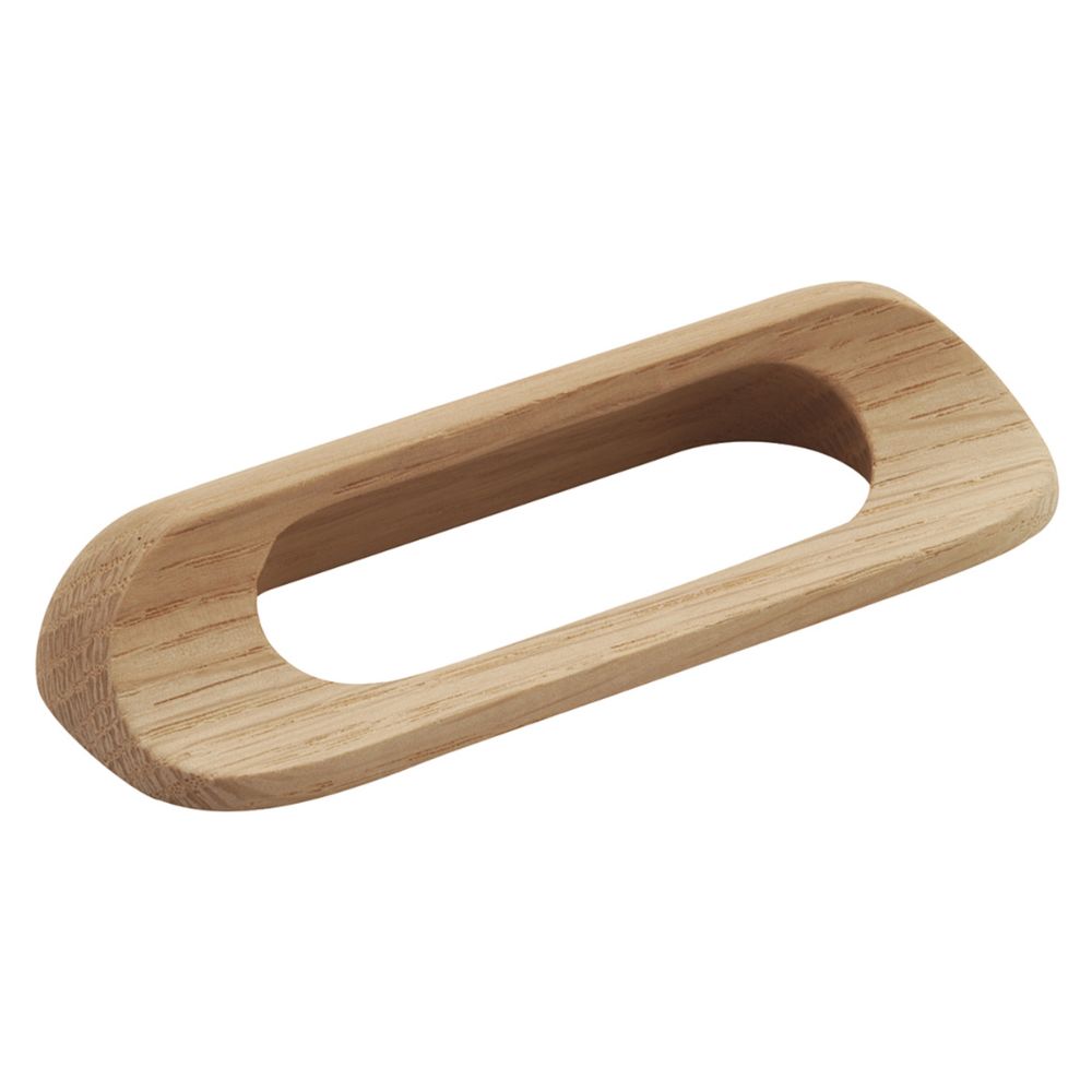 Hickory Hardware P676-UW Natural Woodcraft Collection Pull 3-3/4 Inch (96mm) Center to Center Unfinished Wood Finish