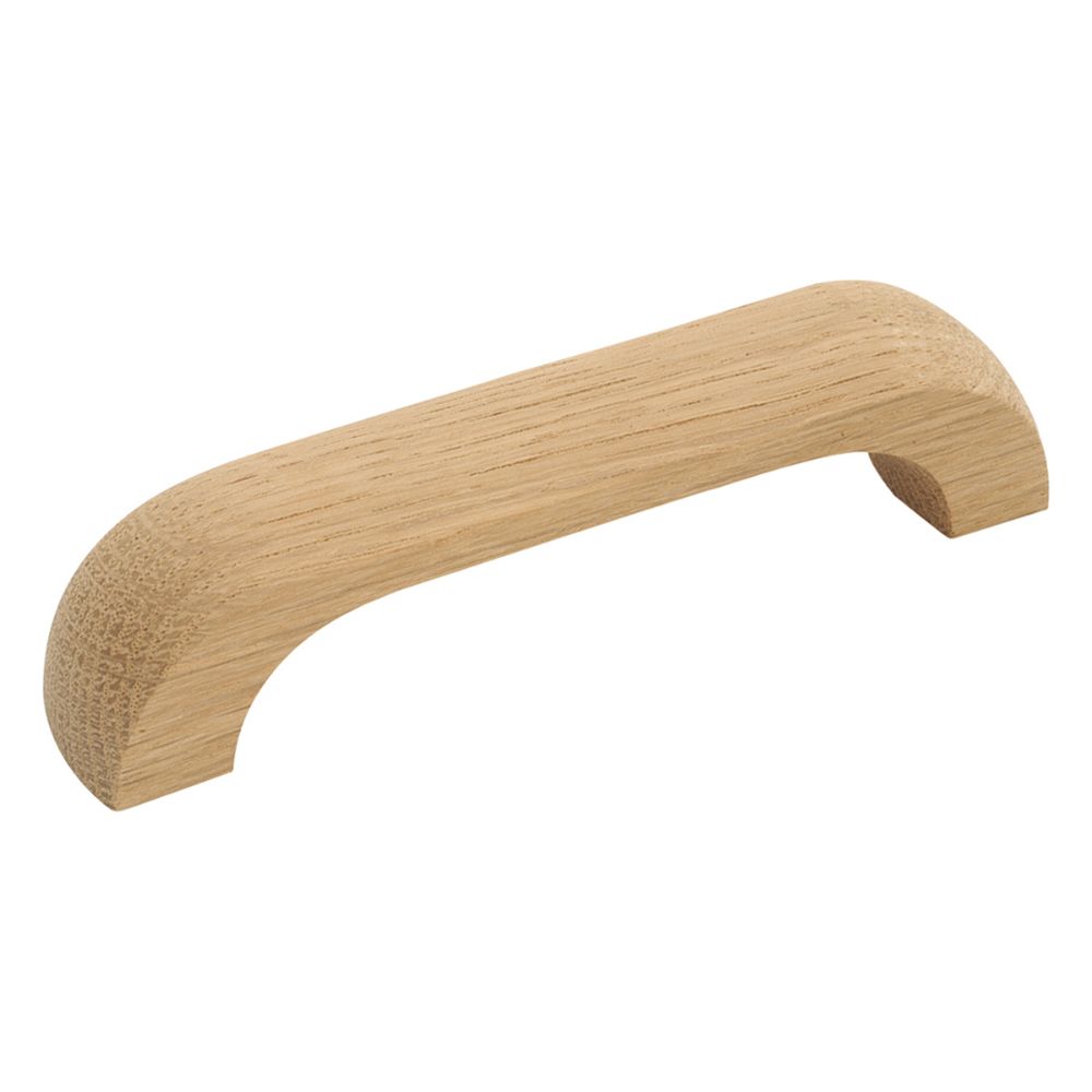 Hickory Hardware P687-UW Natural Woodcraft Collection Pull 3-3/4 Inch (96mm) Center to Center Unfinished Wood Finish