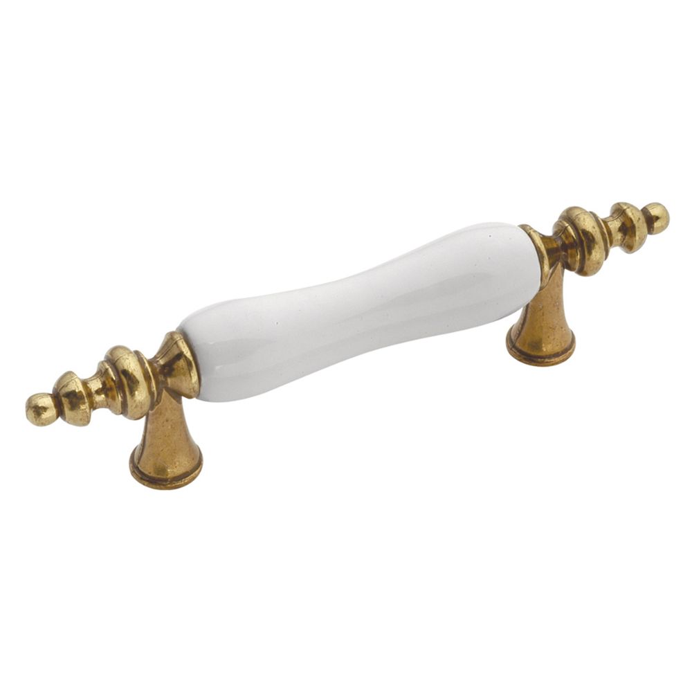 Hickory Hardware P703-W Tranquility Collection Pull 3 Inch Center to Center White Finish