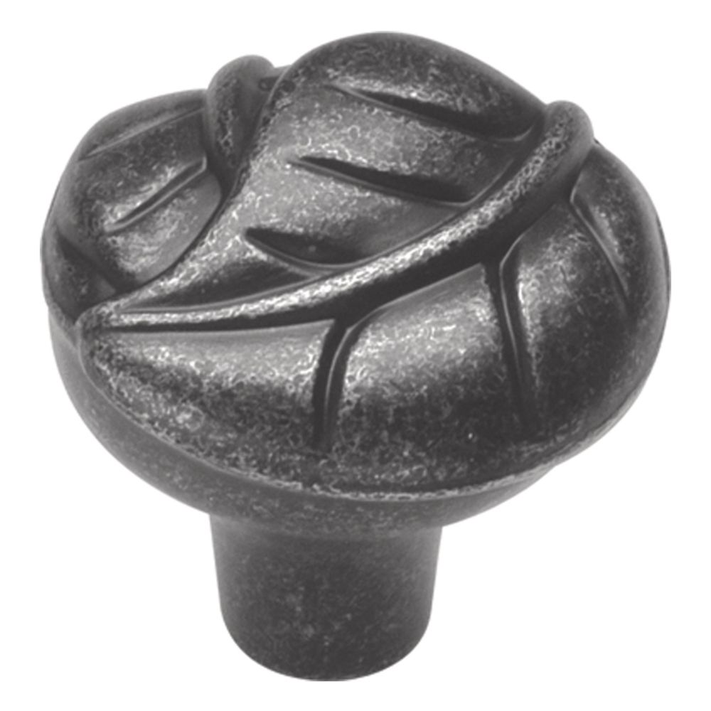 Hickory Hardware P7301-VP Touch Of Spring Collection Knob 1-1/4 Inch Diameter Vibra Pewter Finish