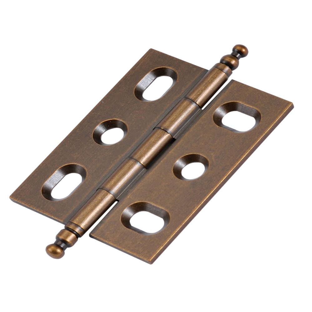 Hickory Hardware P8290-15R-10B Hinge Solid Brass Surface Face Mount Mortise (20 Pack) in Wellington Bronze