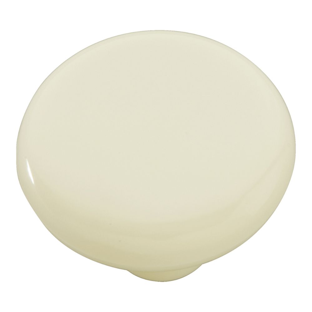 Hickory Hardware P865-LAD Midway Collection Knob 1-1/2 Inch Diameter Light Almond Finish