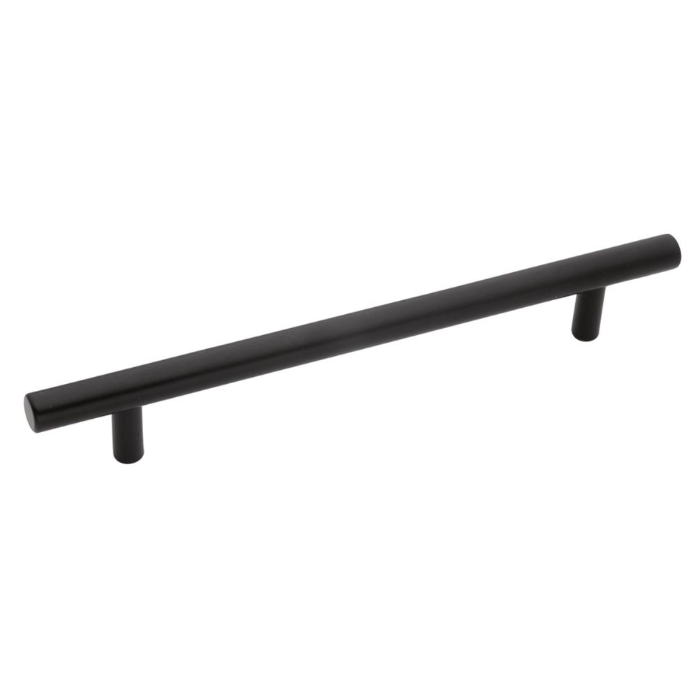 Hickory Hardware PA0226-MB Metropolis Collection Pull 6-5/16 Inch (160mm) Center to Center Matte Black Finish