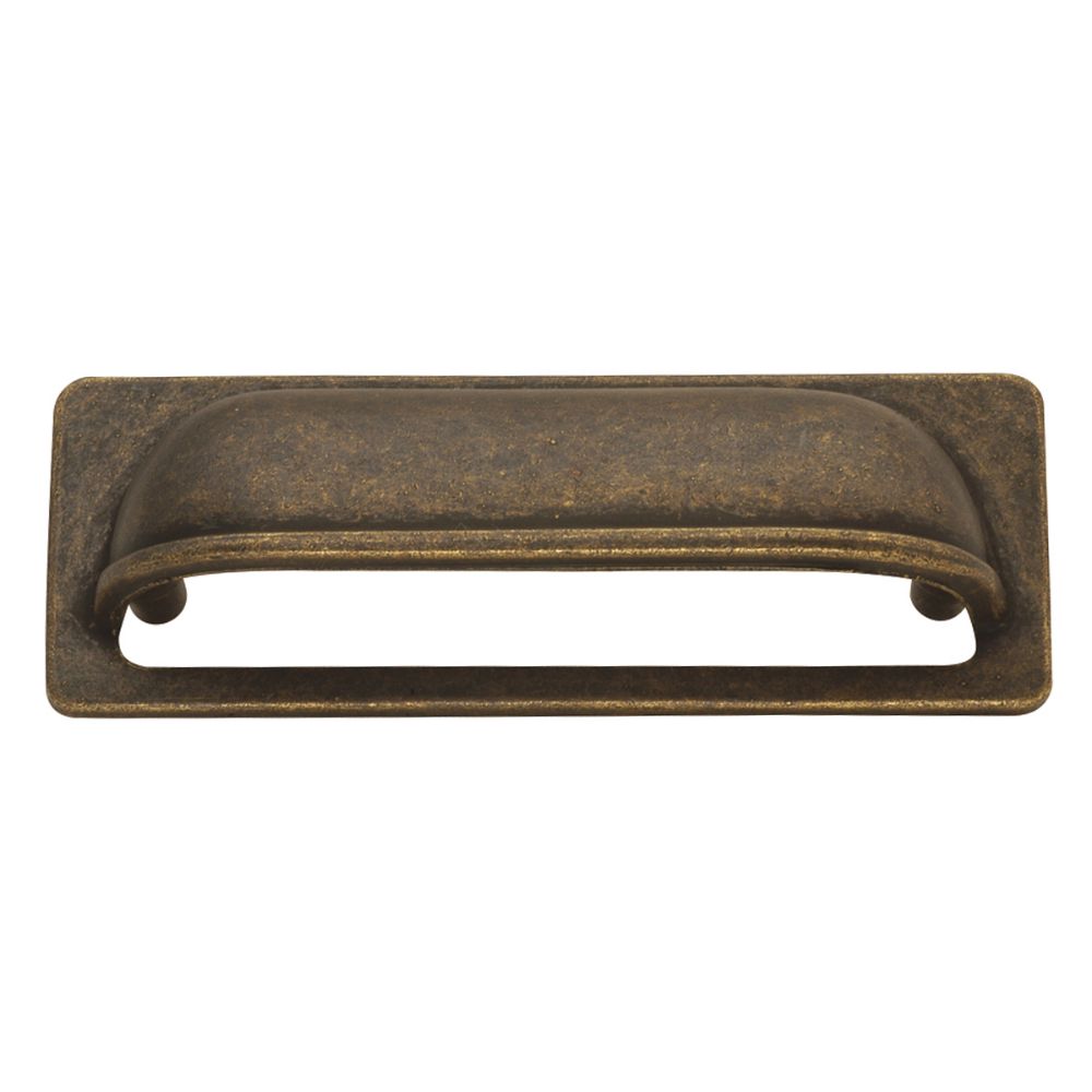 Hickory Hardware PA1023-WOA OxFord Antique Collection Cup Pull 3 Inch Center to Center Windover Antique Finish