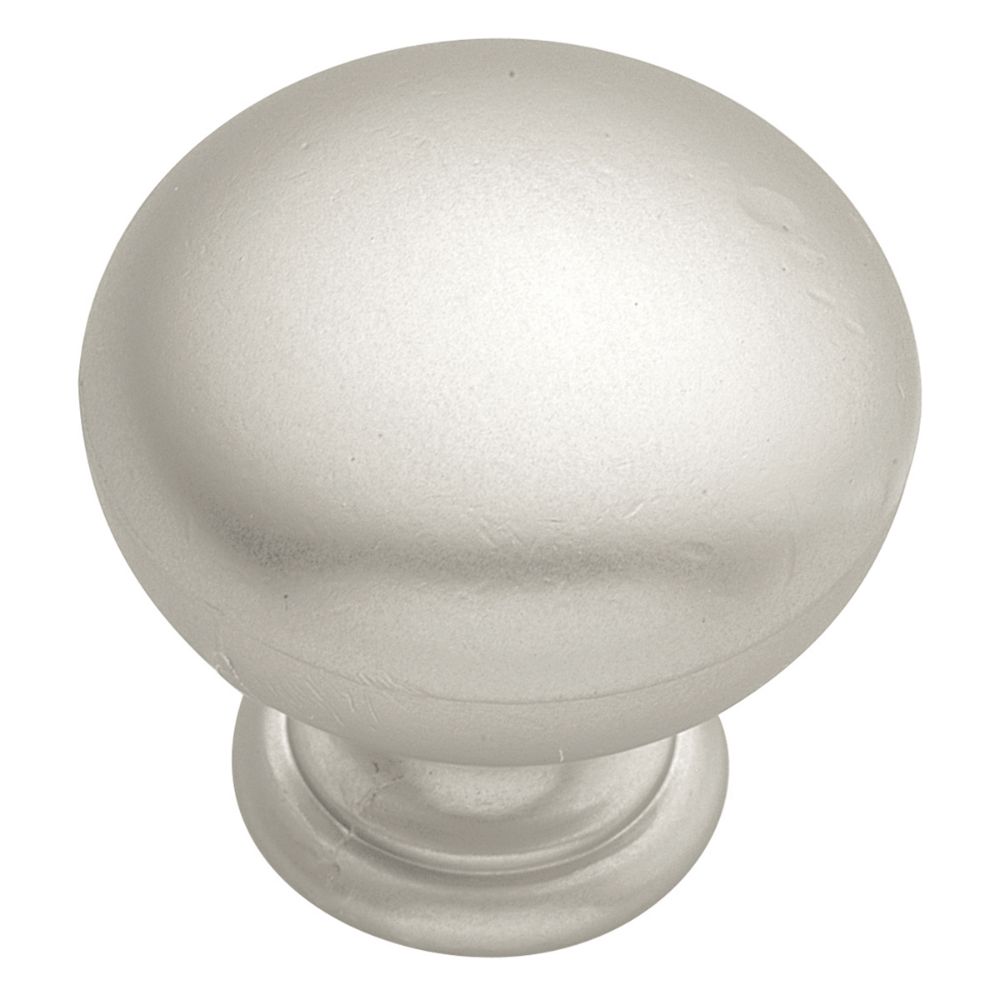 Hickory Hardware PA1217-SN Modern Accents Collection Knob 1 Inch Diameter Satin Nickel Finish