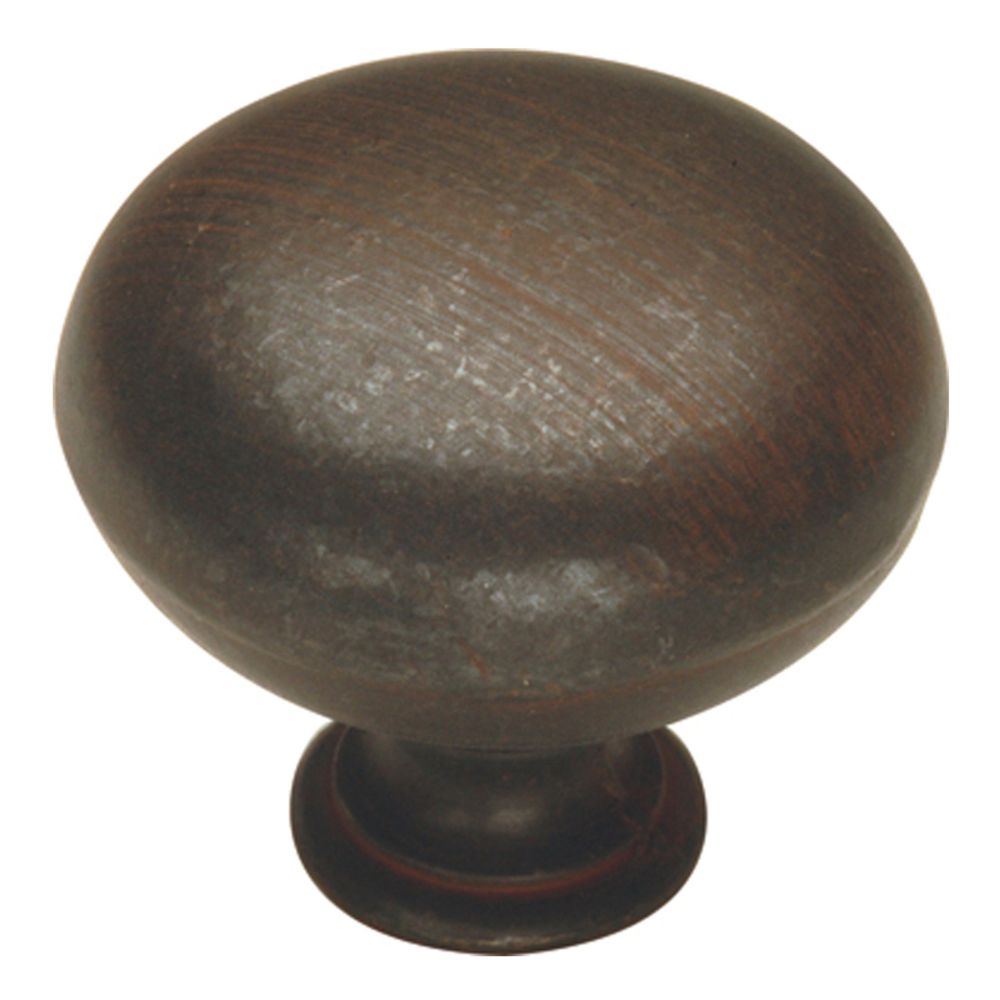 Hickory Hardware PA1218-RI Manchester Collection Knob 1-1/4 Inch Diameter Rustic Iron Finish