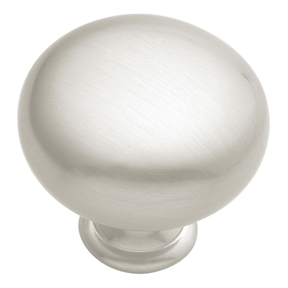 Hickory Hardware PA1218-SN Manchester Collection Knob 1-1/4 Inch Diameter Satin Nickel Finish