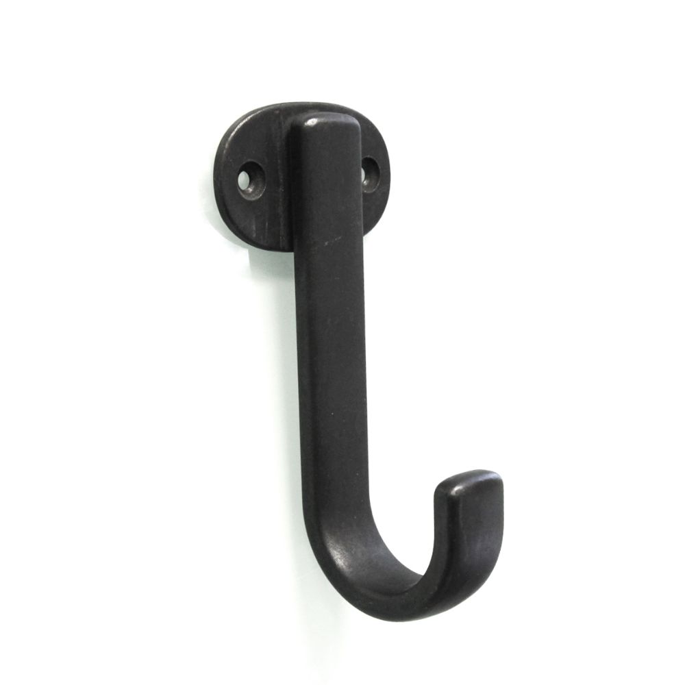 Hickory Hardware S077189-BI-10B Carded Hook, 4-3/4" Long in Black Iron