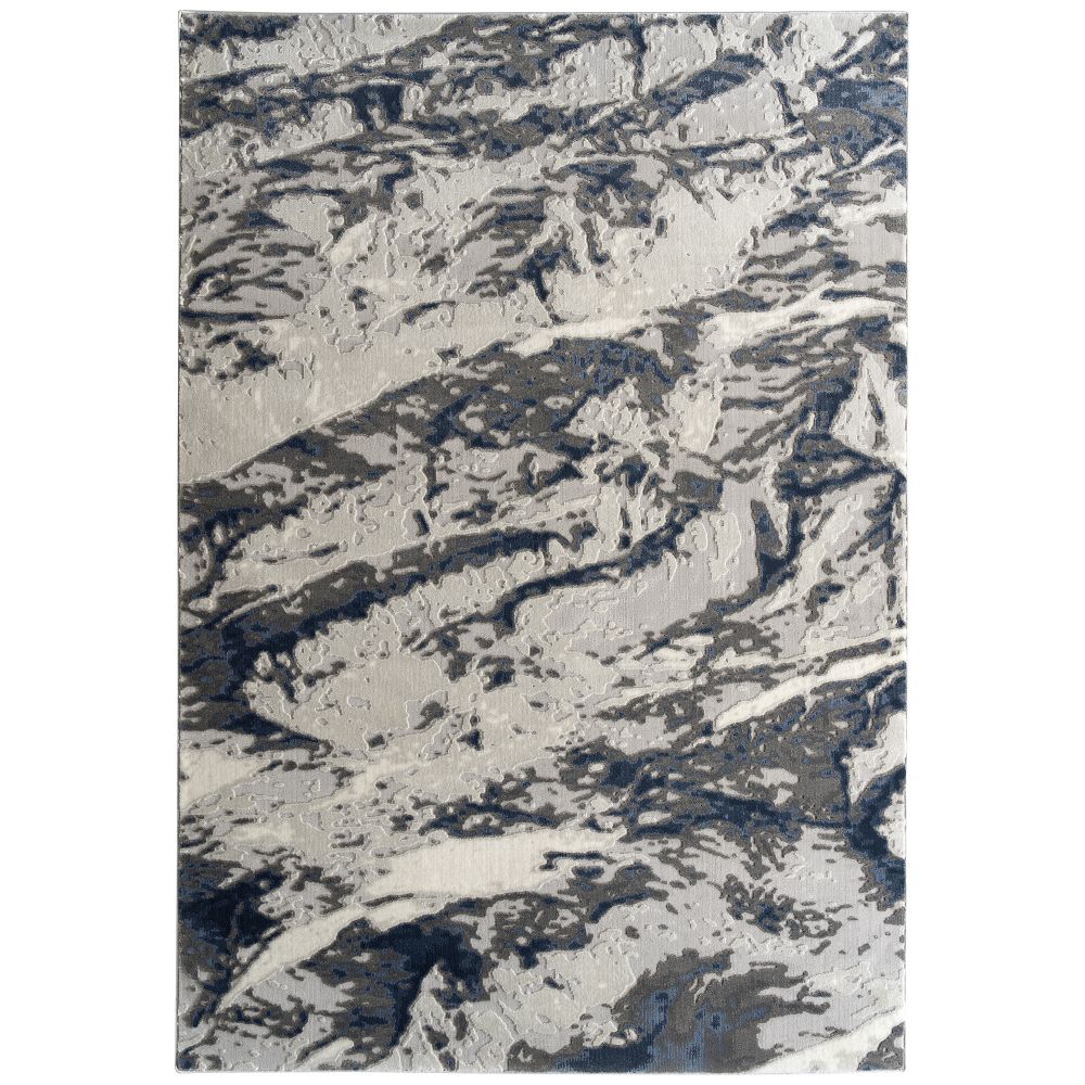 Hilary Farr by Kaleen Rugs HGA09-75-2276 Global Altitude Collection 2 ft. 2 in. X 7 ft. 6 in. Runner Indoor Rug in Grey
