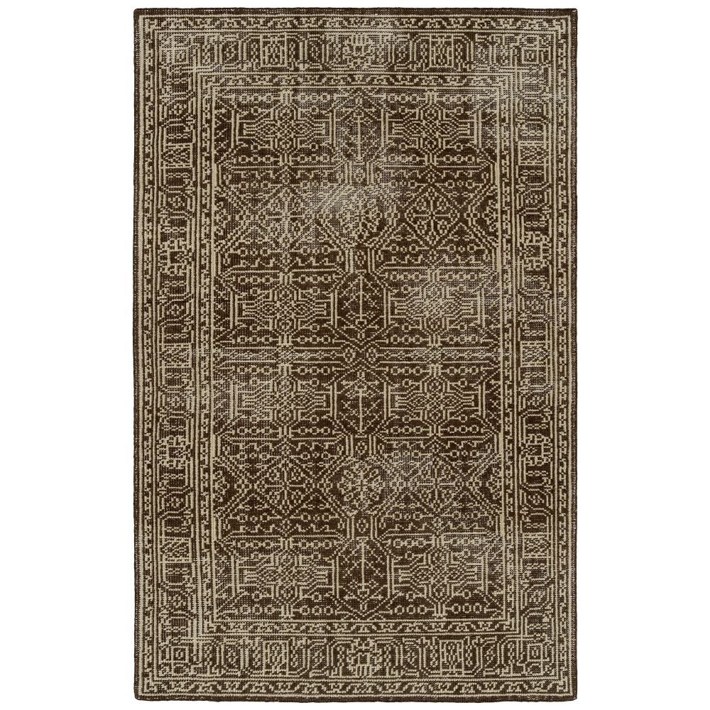 Hilary Farr by Kaleen Rugs HKE09-49-1014 Knotted Earth Collection 10 ft. X 14 ft. Rectangle Indoor Rug in Brown