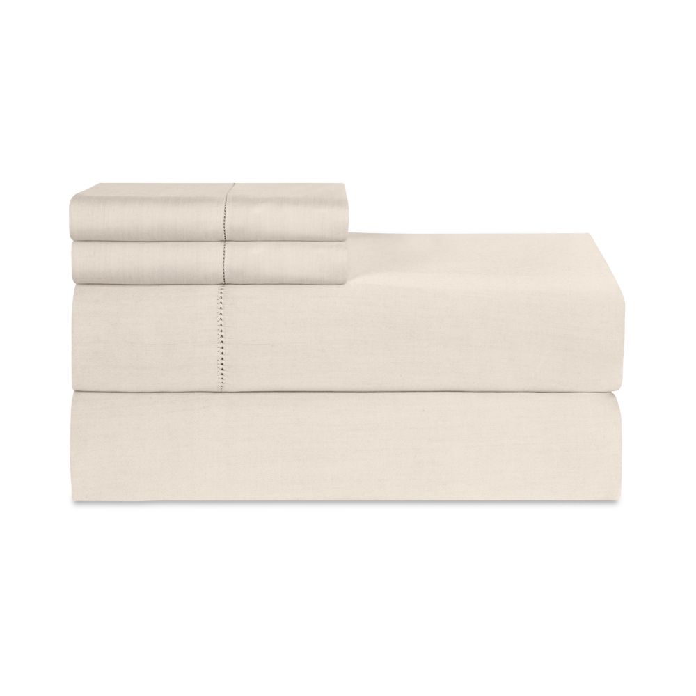 Home Treasures Linen EMATW2SCASFA Atwood Std Pillowcases - Fawn