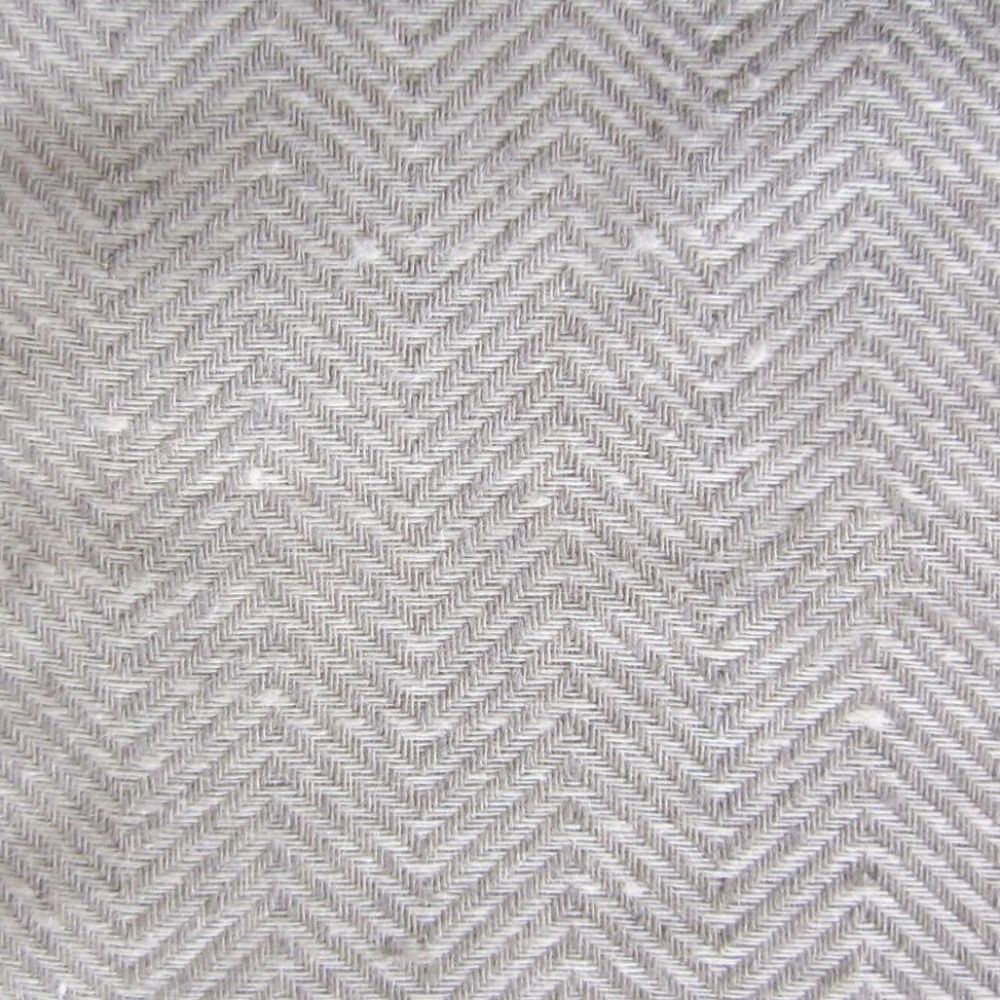 Home Treasures Linen EMZEBPLAMATCG Zebra Placemats (set Of 6) - Herringbone Cool Gray