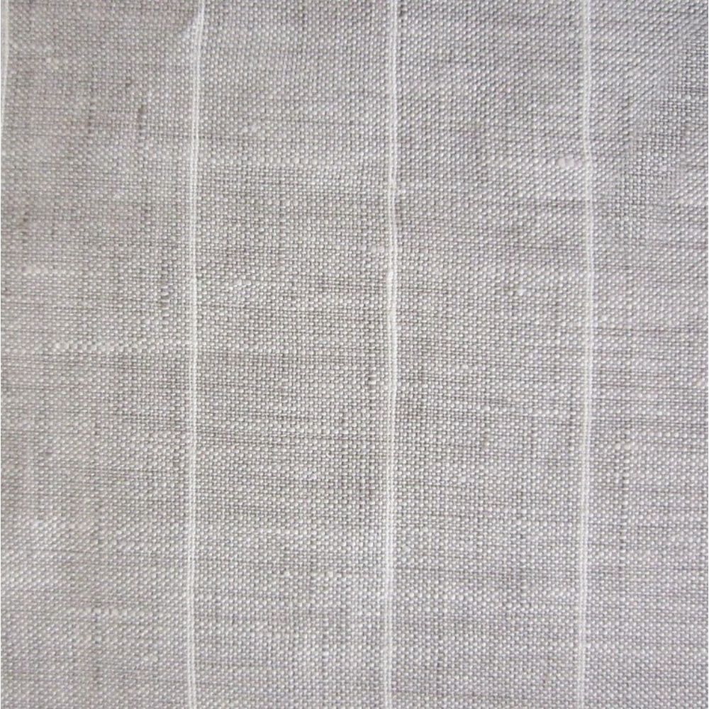 Home Treasures Linen EMCHP2CDRUCG Chester Cal King Bed Skirt - Stripe Cool Gray