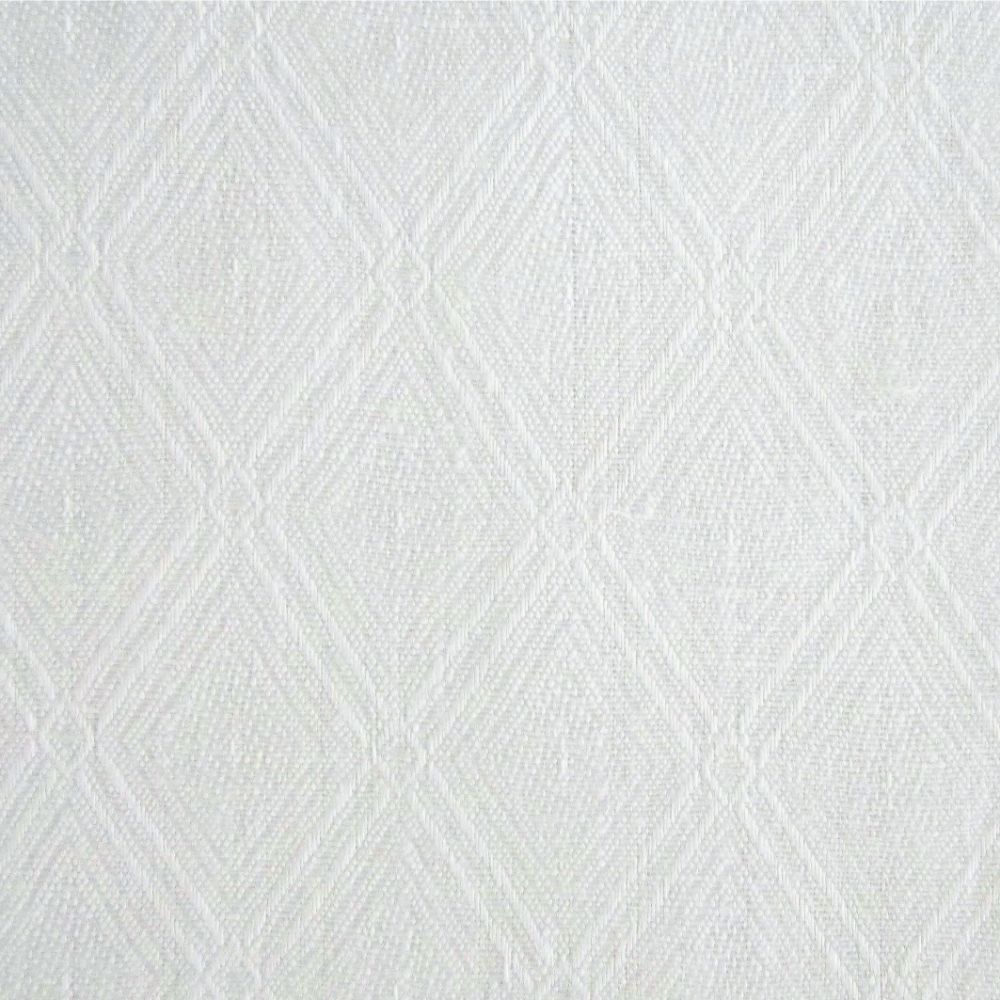 Home Treasures Linen EMGRA90RDTAB Gracious 90" Tablecloth - Natural White