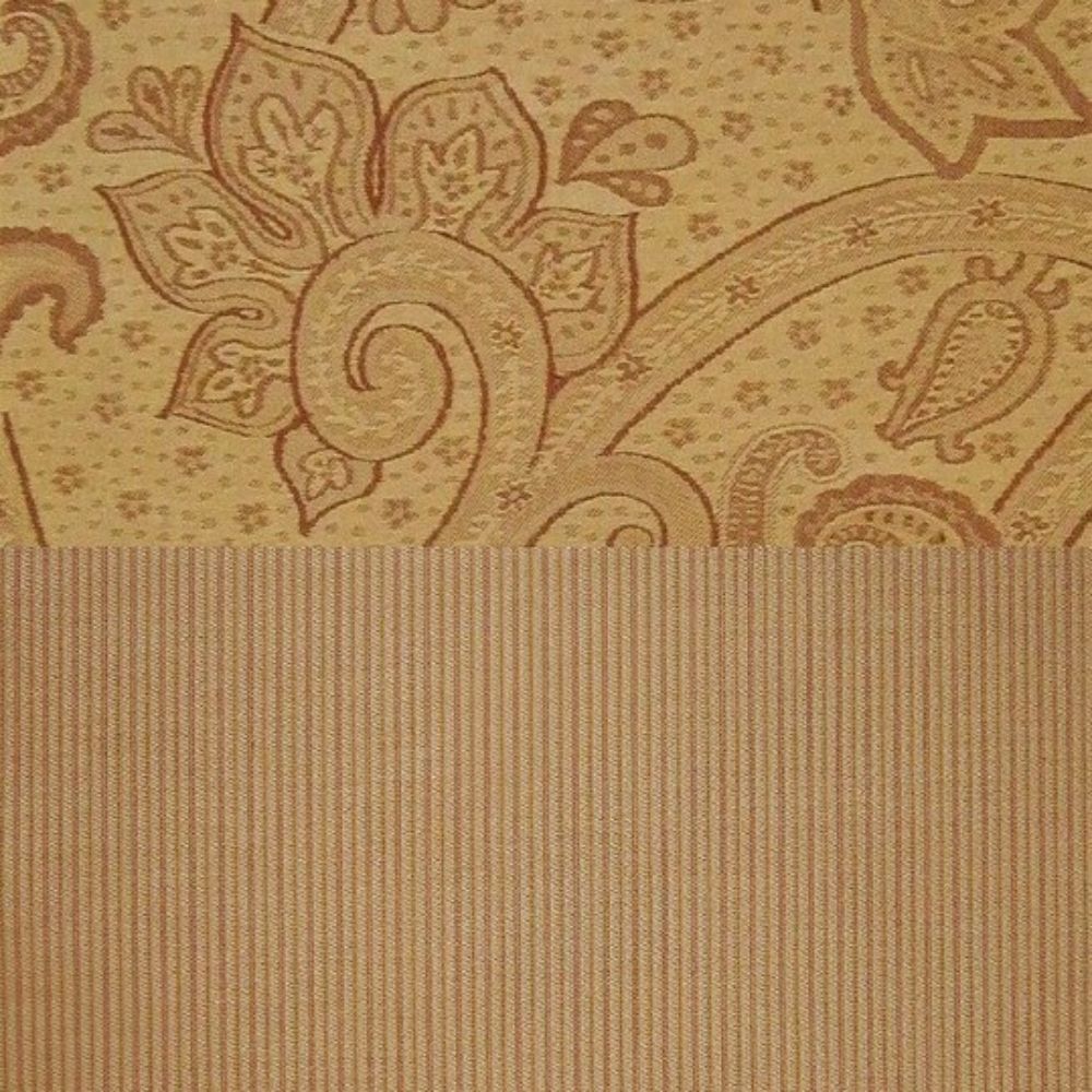 Home Treasures Linen EMKAS2KDVTLGBG Kashan Kg / Ck Duvet Cover - Lg. Jacobean / Burgundy Gold