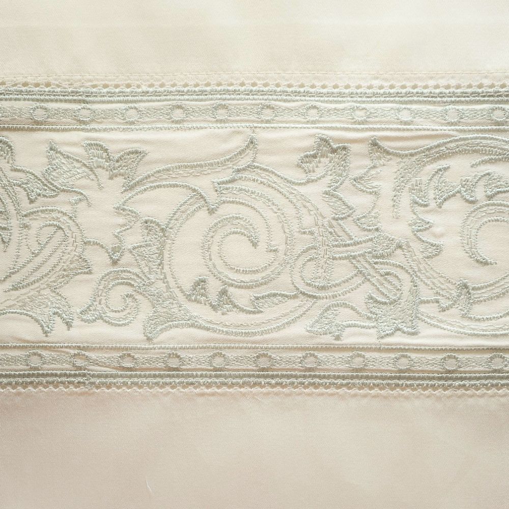 Home Treasures Linen EMPAI1KCASIVEU Paris King Pillowcases - Ivory / Eucalipto