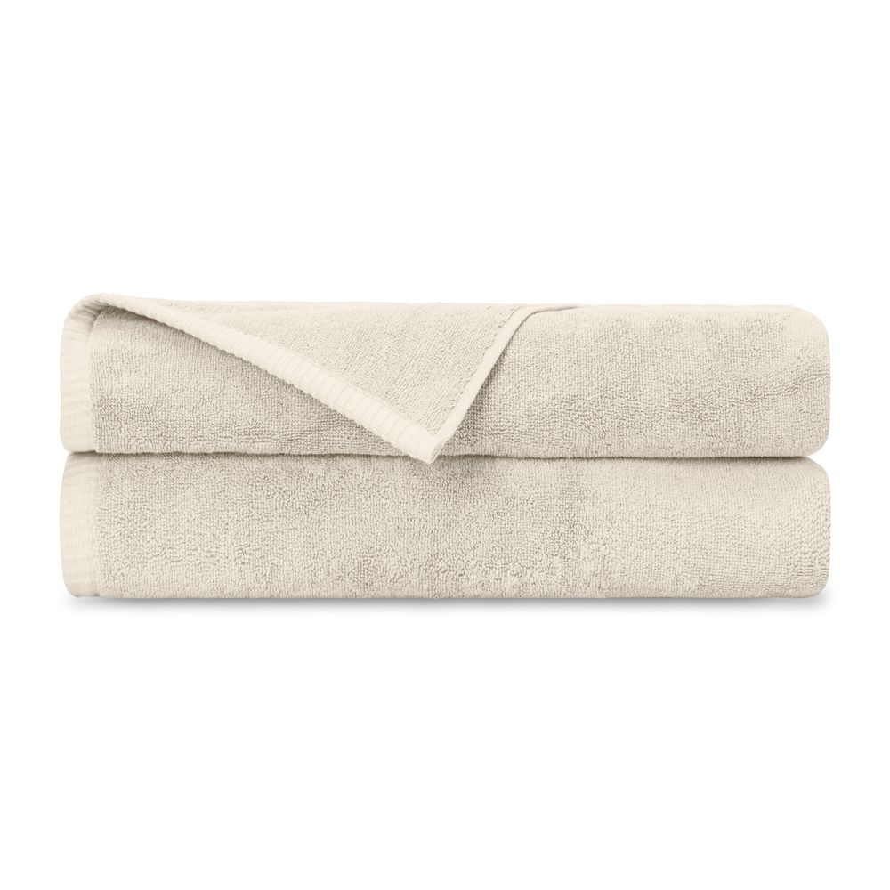 Home Treasures Linen EMRIV8BATIV Riviera Bath Towel - Ivory