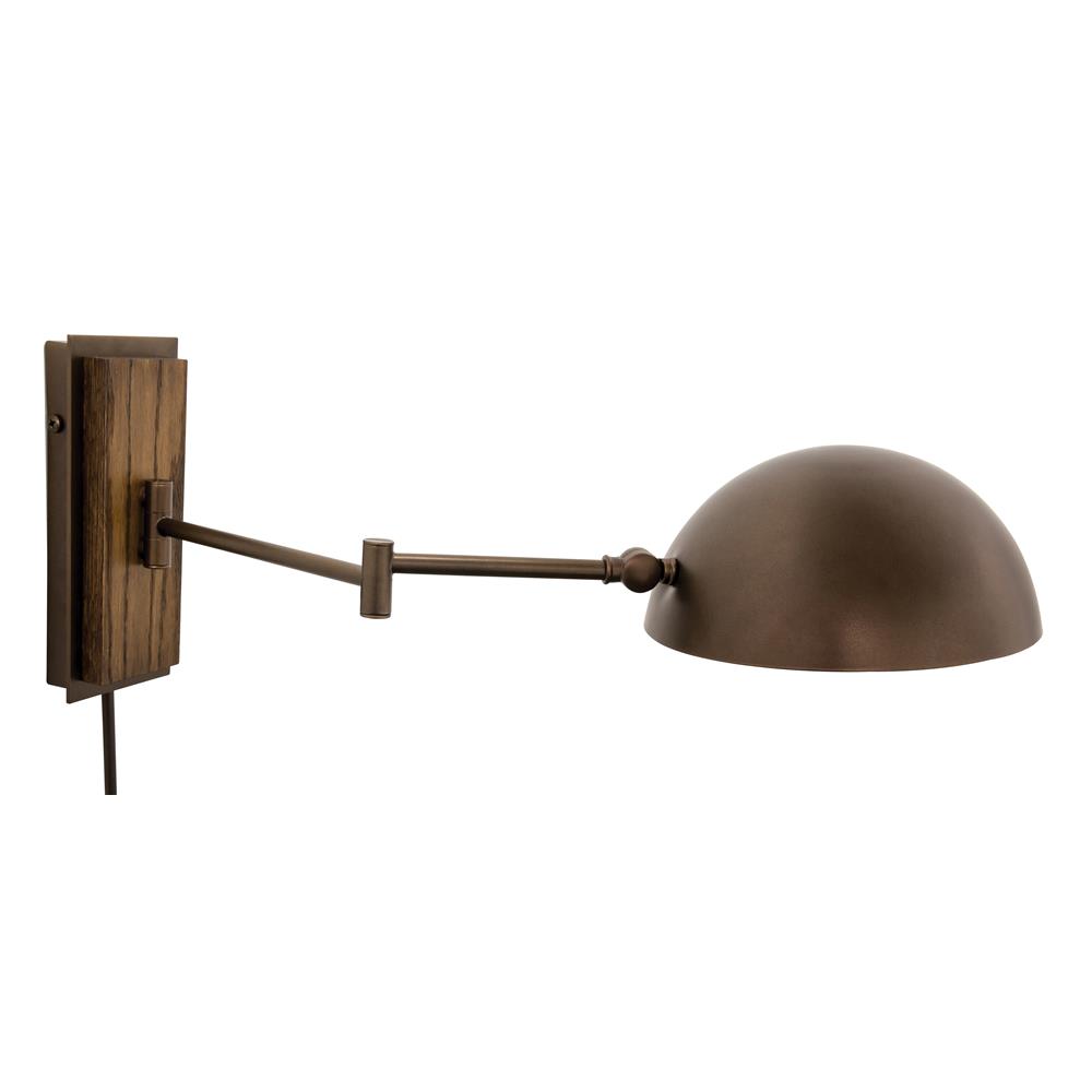 House of Troy BA725-CHB Barton Swing Arm Lamp in Chestnut Bronze