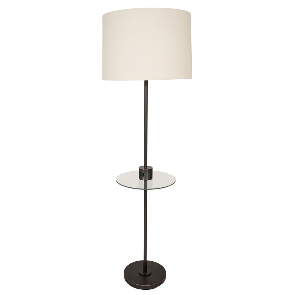 House of Troy BR102-OB Brandon Floor Lamp with USB Port in Oil Rubbed Bronze