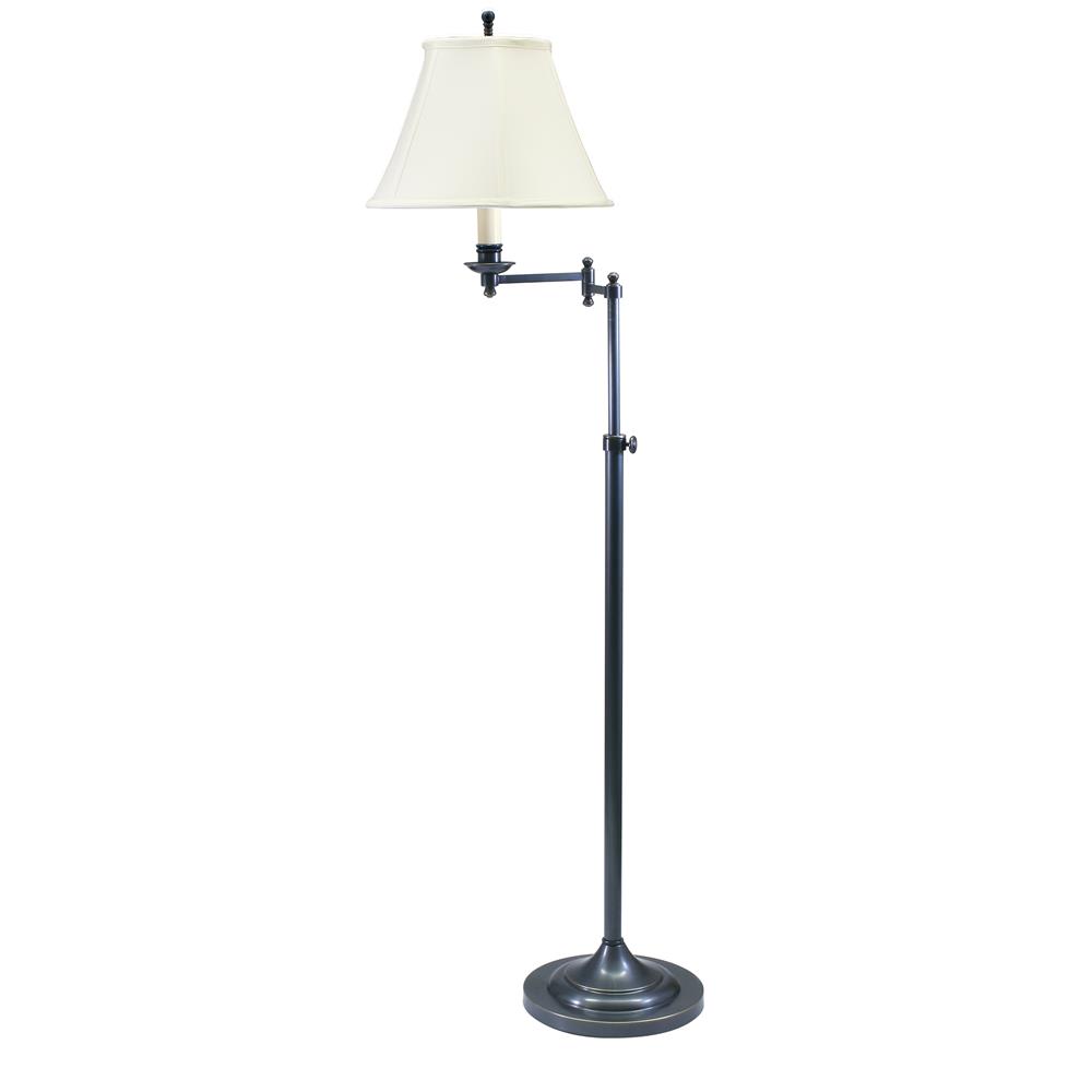 House of Troy CL200-OB Club Adjustable Swing Arm Floor Lamp