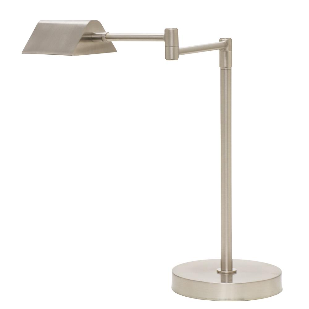 House of Troy D150-SN Delta LED Task Table Lamp in Satin Nickel