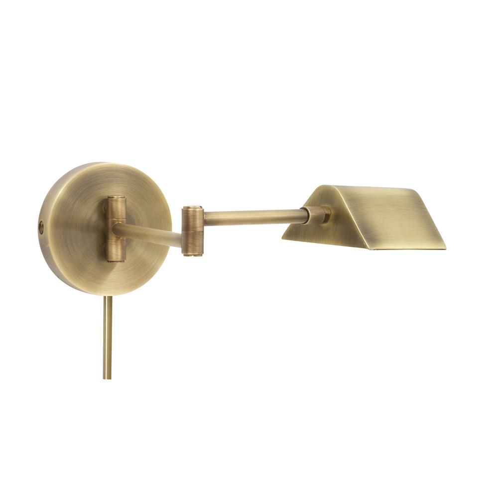House of Troy D175-AB Delta LED Task Wall Lamp in Antique Brass