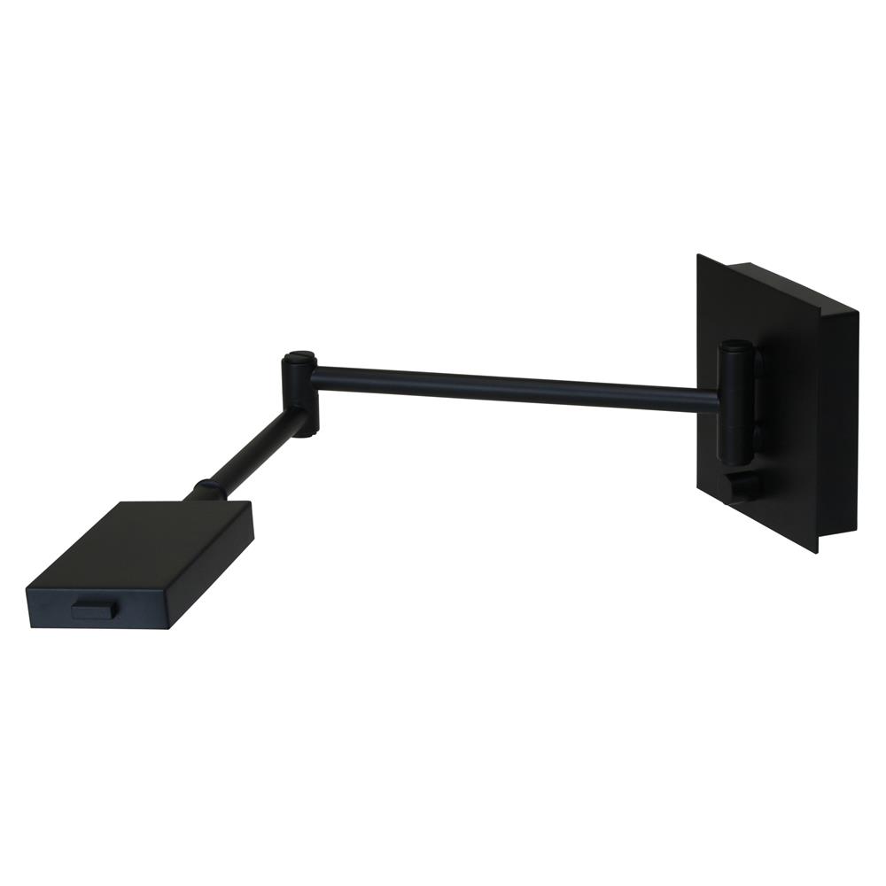 House of Troy G575-BLK Generation swing arm LED wall lamp in black