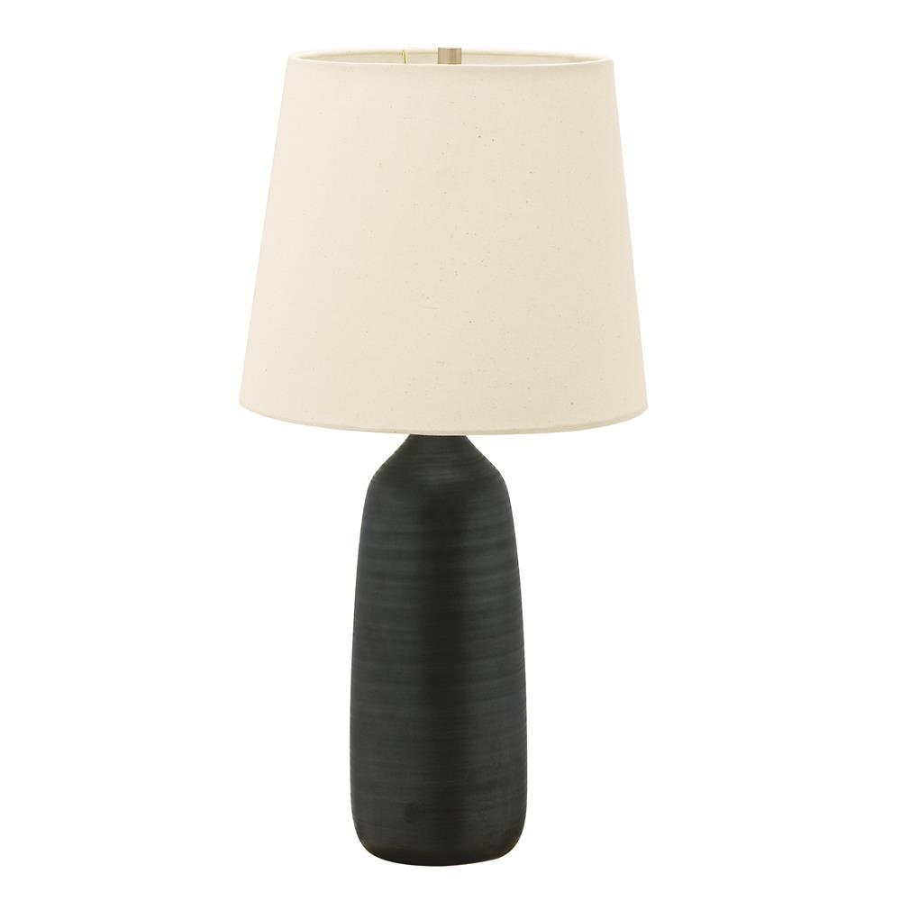 House of Troy GS101-GM Scatchard 31" Stoneware Table Lamp in Green Matte