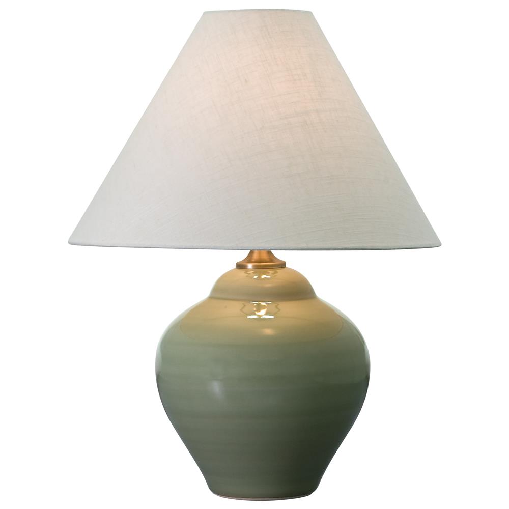 House of Troy GS130-BR Scatchard 21.5" Stoneware Table Lamp in Brown Gloss