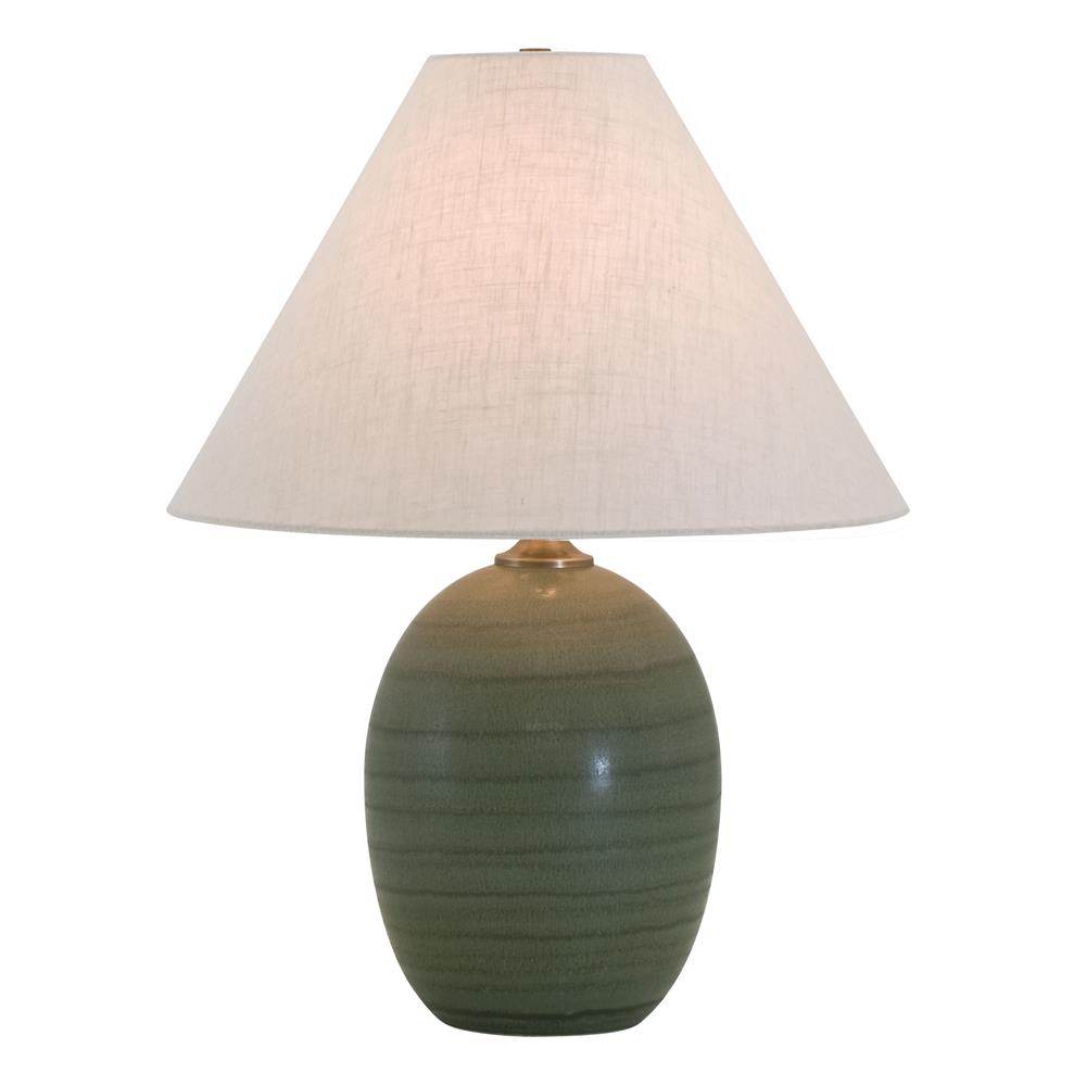 House of Troy GS140-EG Scatchard 22.5" Stoneware Table Lamp in Eggplant