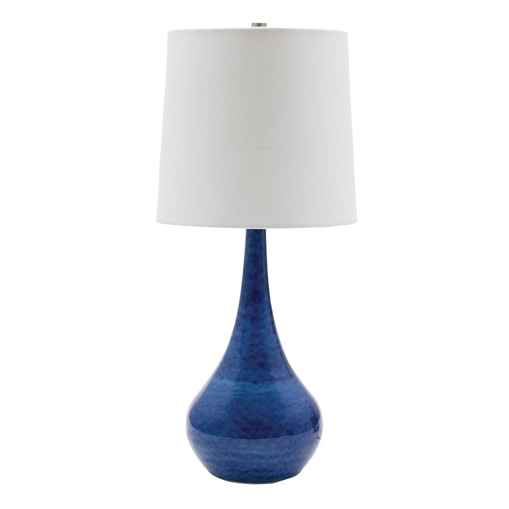 House of Troy GS180-CB Scatchard 22.5" Stoneware Table Lamp in Cornflower Blue