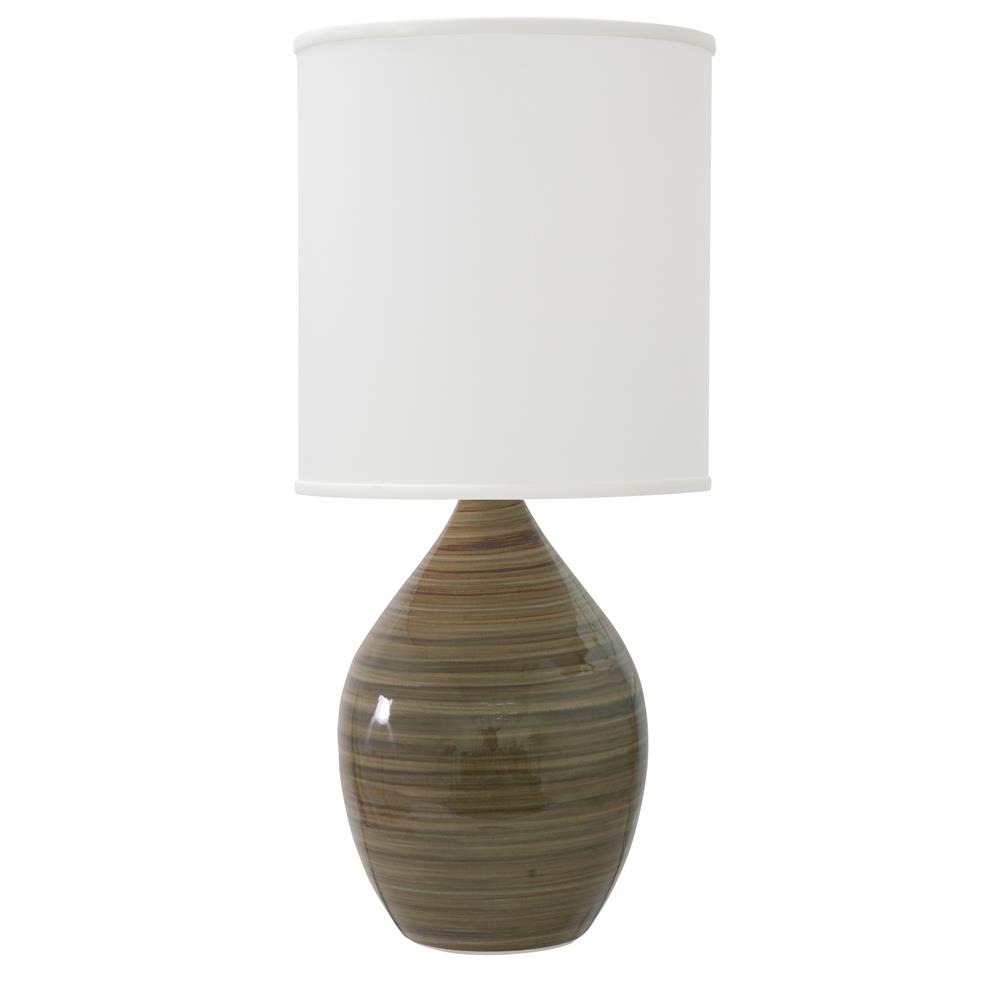House of Troy GS201-TE Scatchard 20.5" Stoneware Table Lamp in Tigers Eye