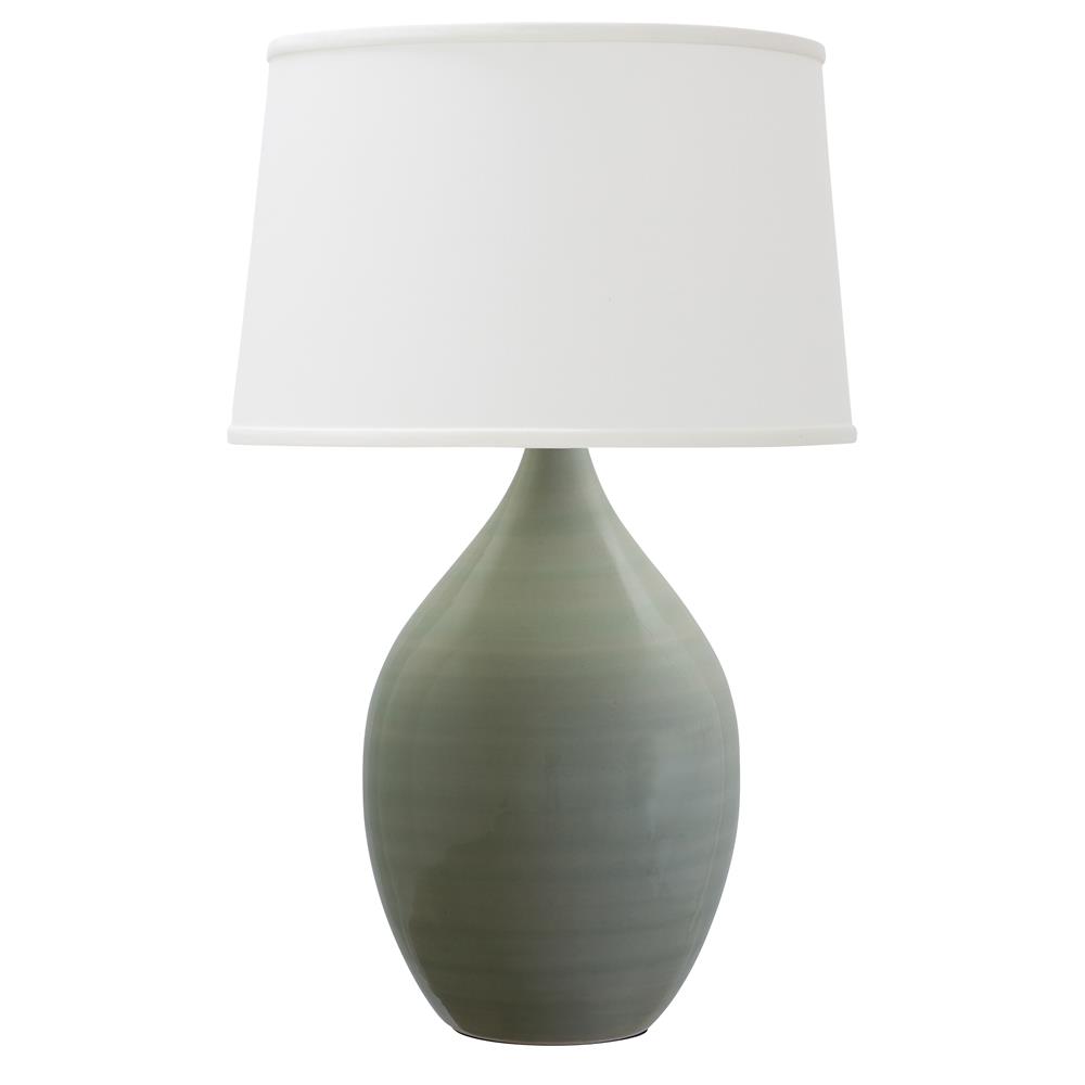 House of Troy GS202-CG Scatchard 18.5" Stoneware Table Lamp in Celadon