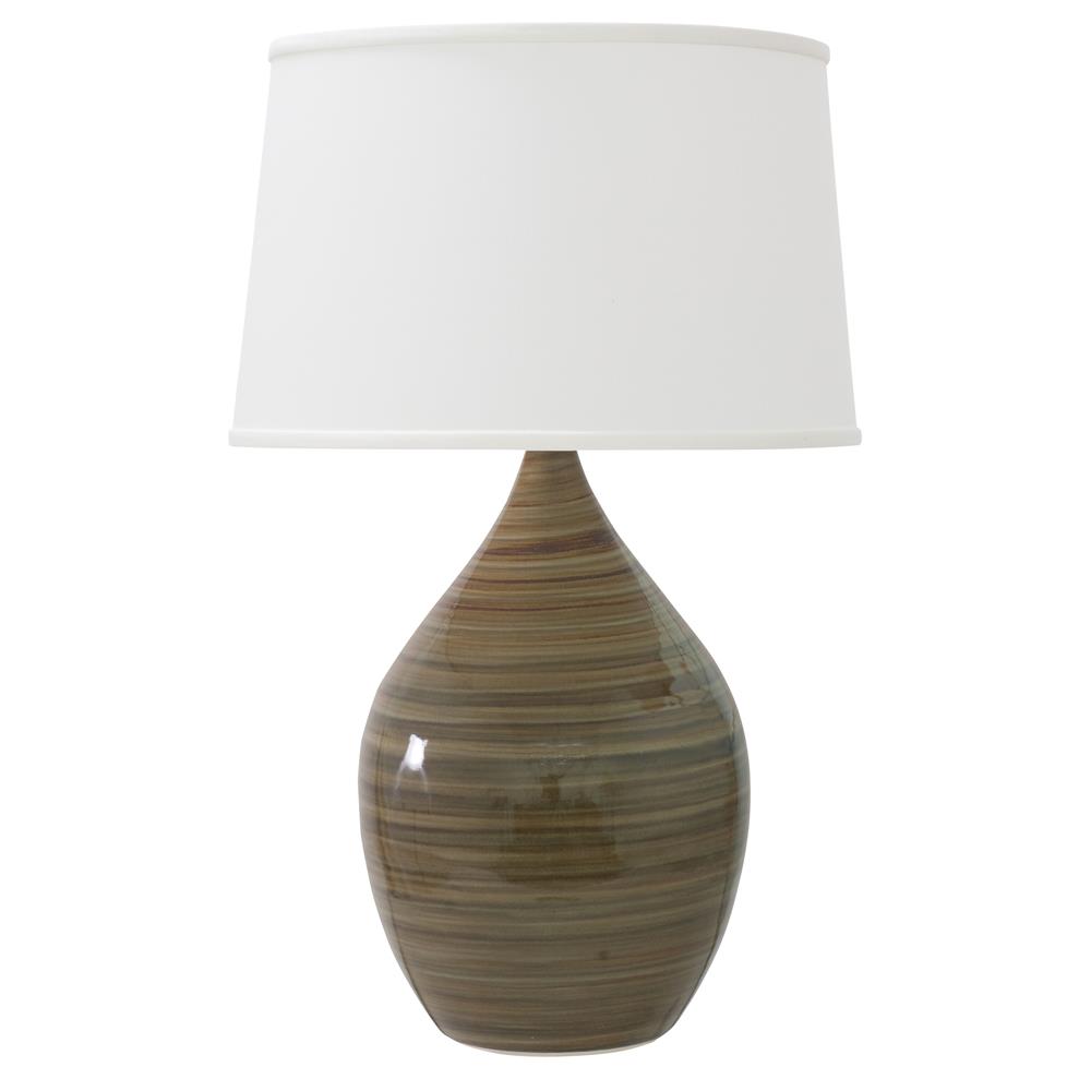 House of Troy GS202-TE Scatchard 18.5" Stoneware Table Lamp in Tigers Eye