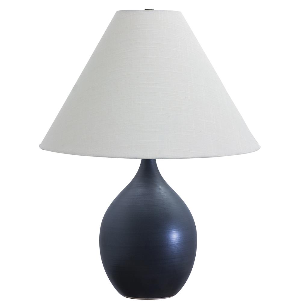 House of Troy GS300-GM Scatchard 22.5" Stoneware Table Lamp in Green Matte