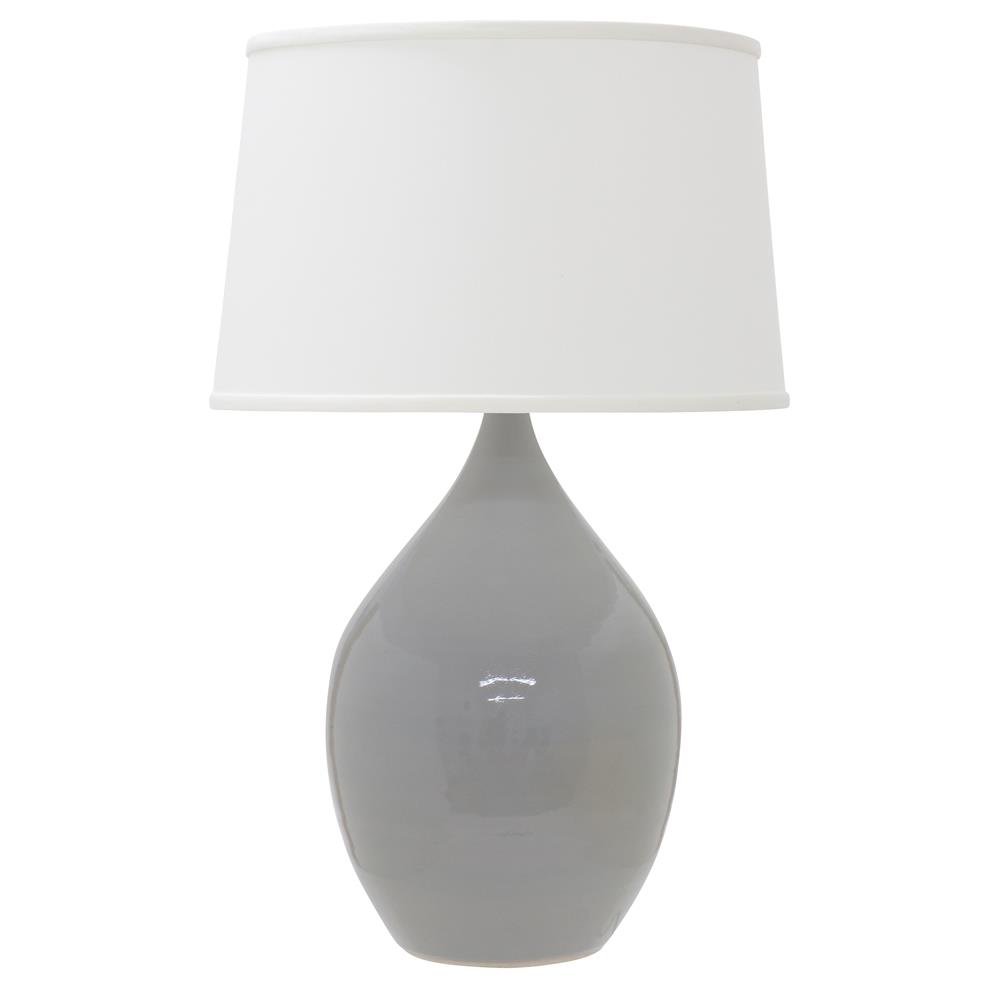 House of Troy GS302-GG Scatchard 21" Stoneware Table Lamp in Gray Gloss