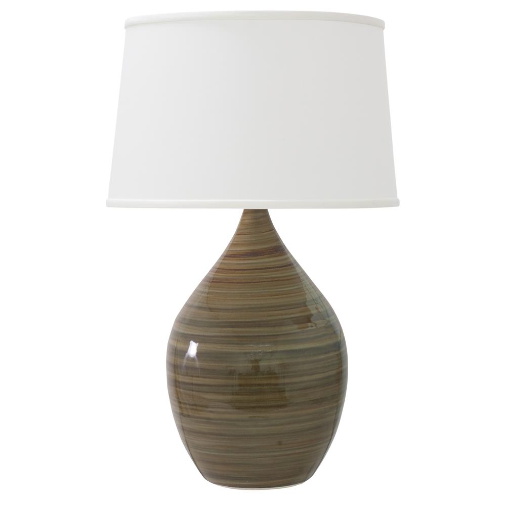 House of Troy GS302-TE Scatchard 21" Stoneware Table Lamp in Tigers Eye