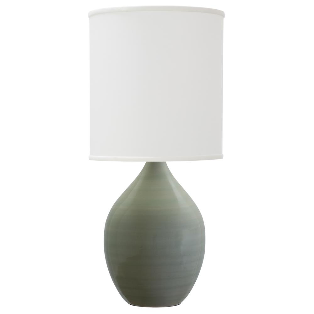 House of Troy GS401-CG Scatchard 30" Stoneware Table Lamp in Celadon