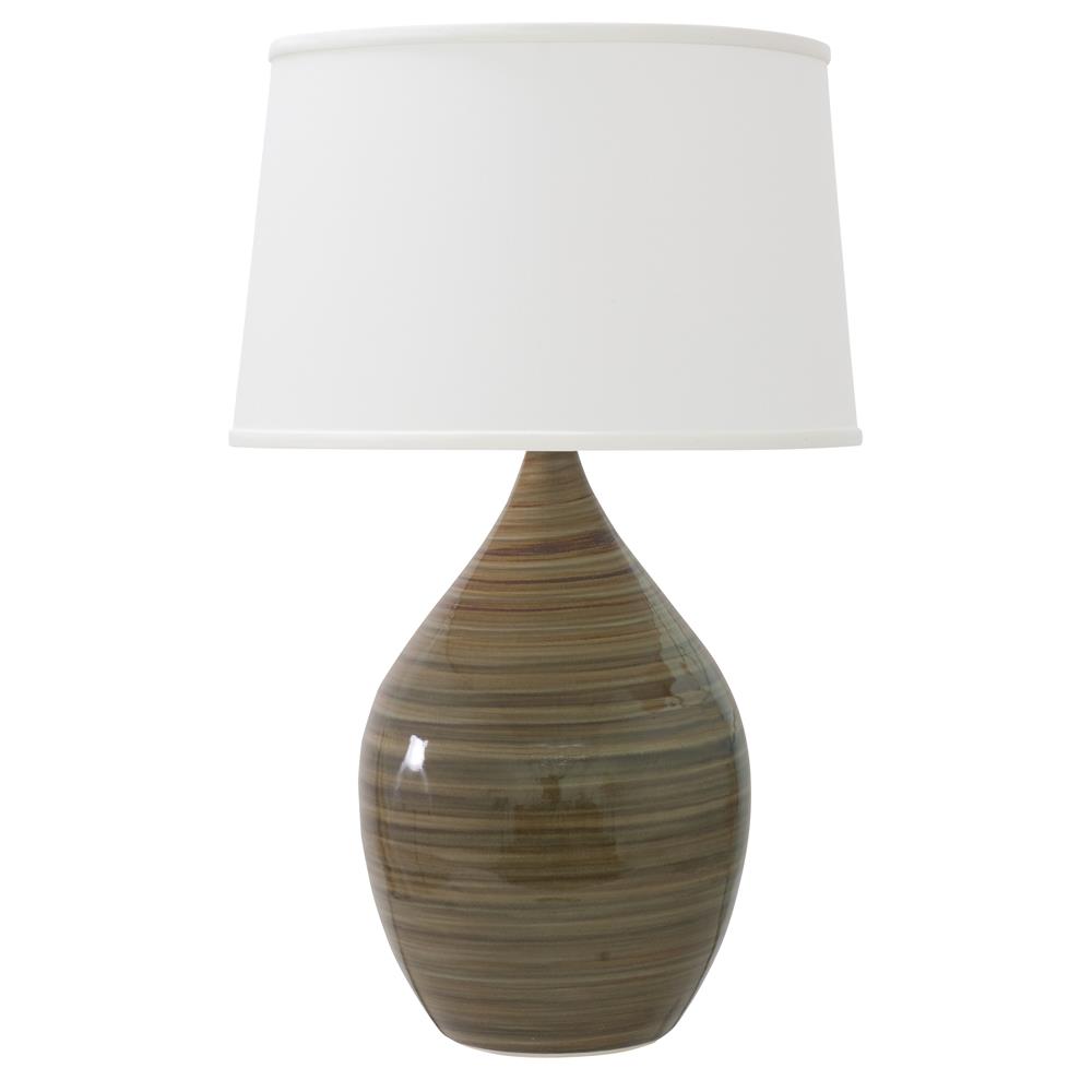 House of Troy GS402-TE Scatchard 24.5" Stoneware Table Lamp in Tigers Eye
