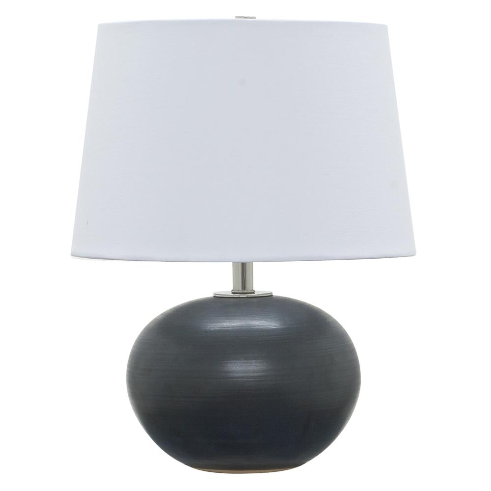 House of Troy GS600-GM Scatchard 17" Stoneware Table Lamp in Green Matte
